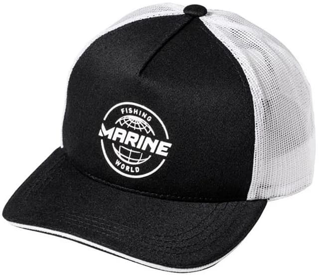 Boné Marine Sports Fishing World Preto/Branco