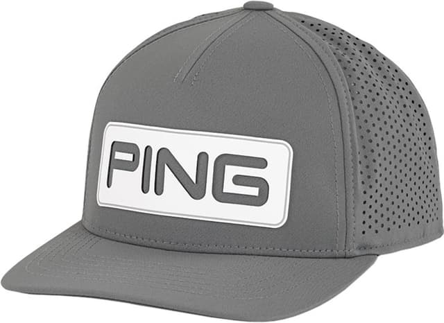 Boné Ping Golf Tour Vented Delta Cinza Masculino