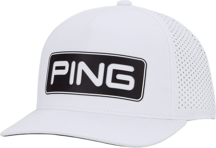 Boné Ping Golf Tour Vented Delta Masculino Branco