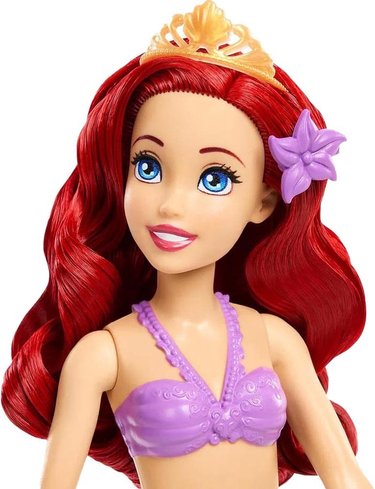 Boneca Ariel Água e Areia Disney Princess Mattel - Hwb39 (10 Peças)