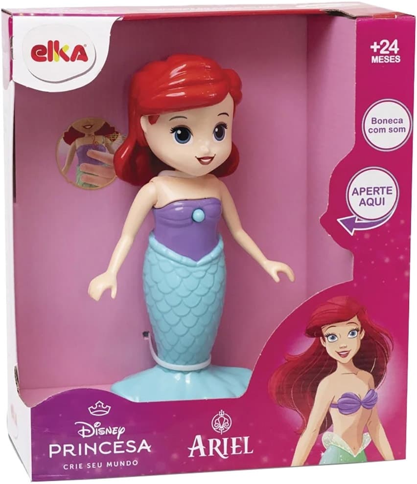 Boneca Ariel Disney Princesa - Elka