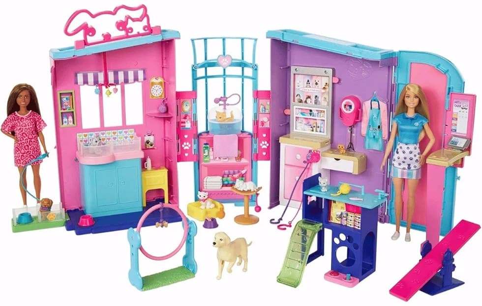 Boneca Barbie Creche para Animais de Estimação Mattel Hrg81