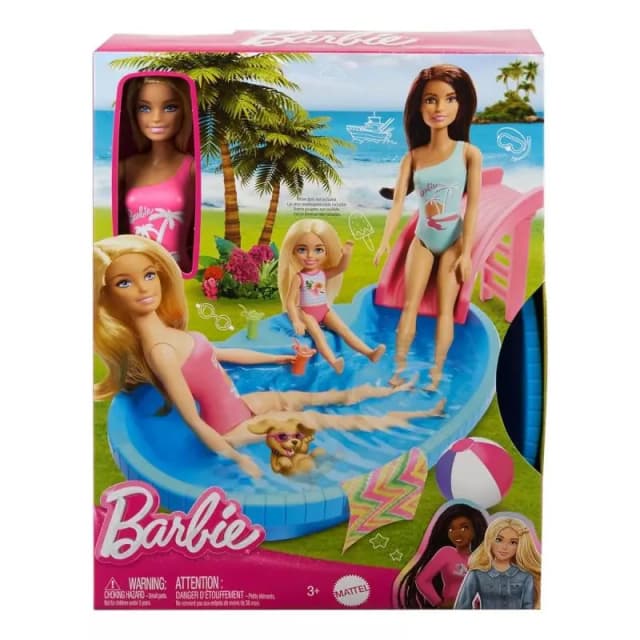 Boneca Barbie Mattel Pool Playset - Hrj74