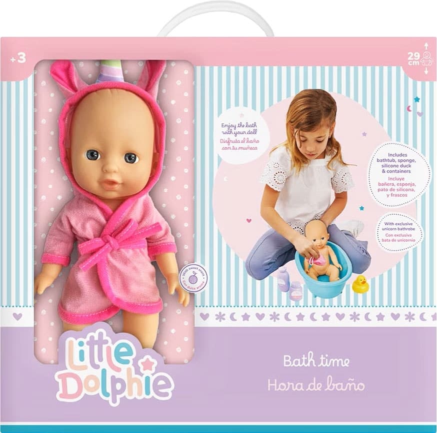 Boneca Little Dolphie Bath Time Ld04-C V