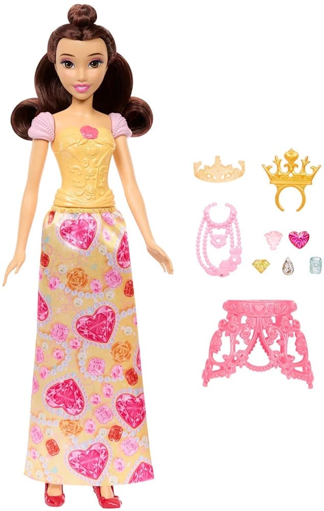 Boneca Belle Disney Princess Jewel Reveal Mattel