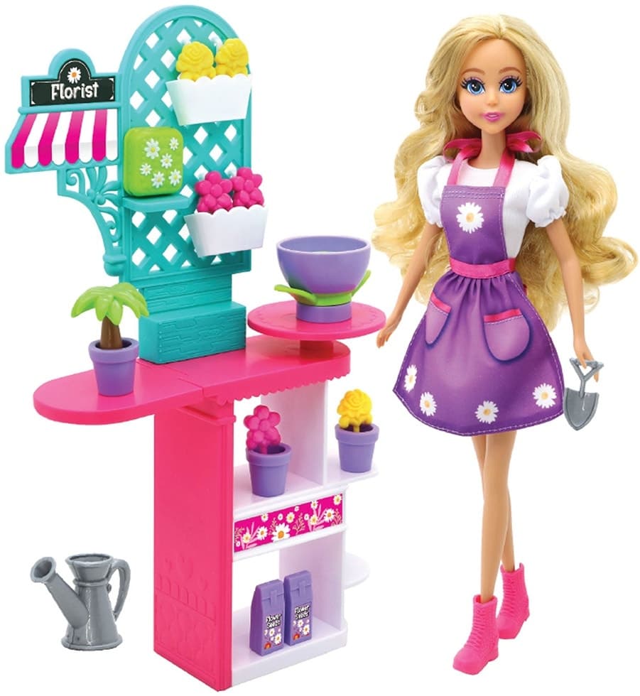 Boneca Florist Playset Dreameez Funville