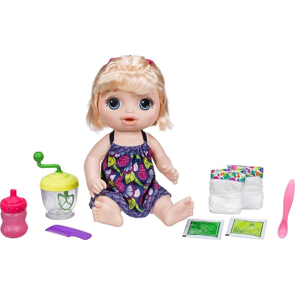 Brinquedo Hasbro Baby Alive Papinha Divertida Loira – E0586