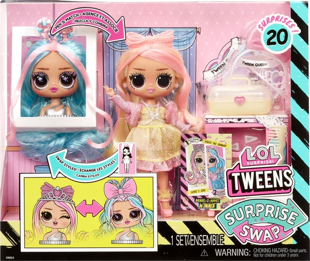 Boneca L.O.L Surprise Tweens Swap Braids-2-Waves Winnie