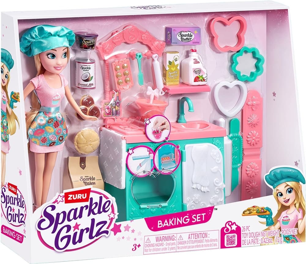 Boneca Sparkle Girlz Conjunto de Cozinha Zuru