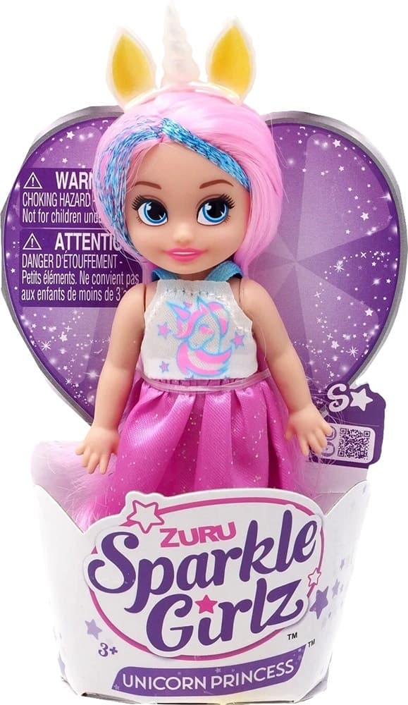 Boneca Zuru Sparkle Girlz Princes Unicorn Rosa