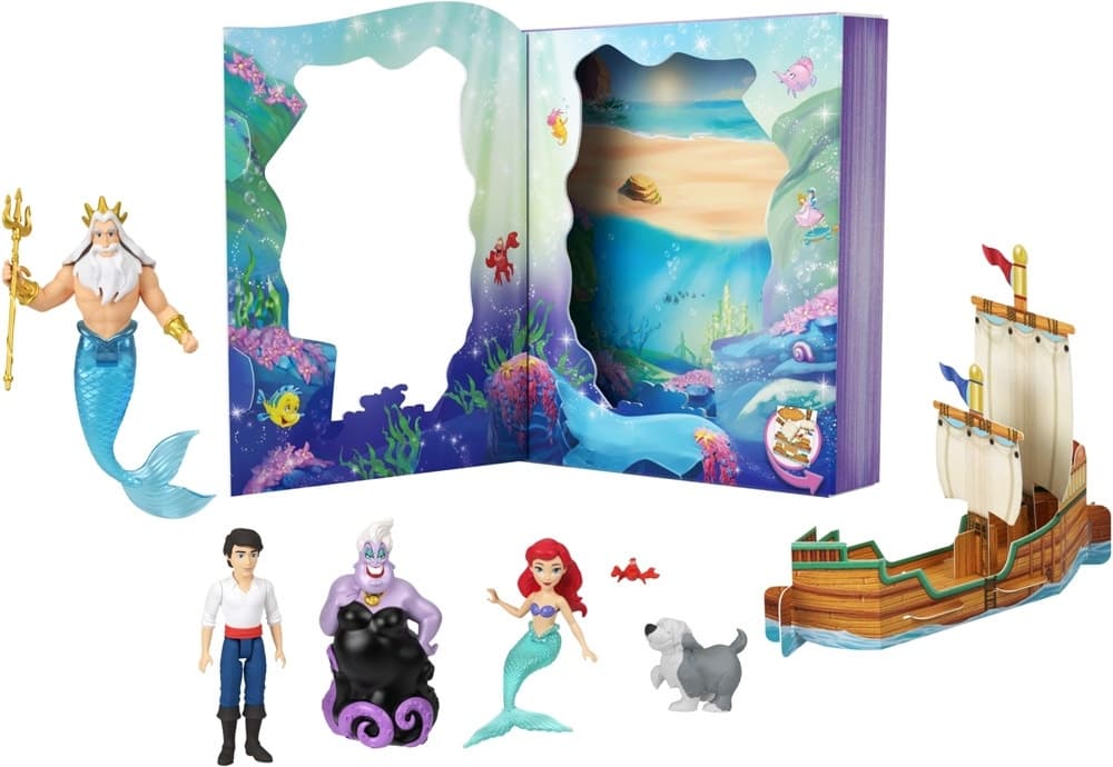 Bonecas Mattel Ariel Classic Storybook Set Disney Princess