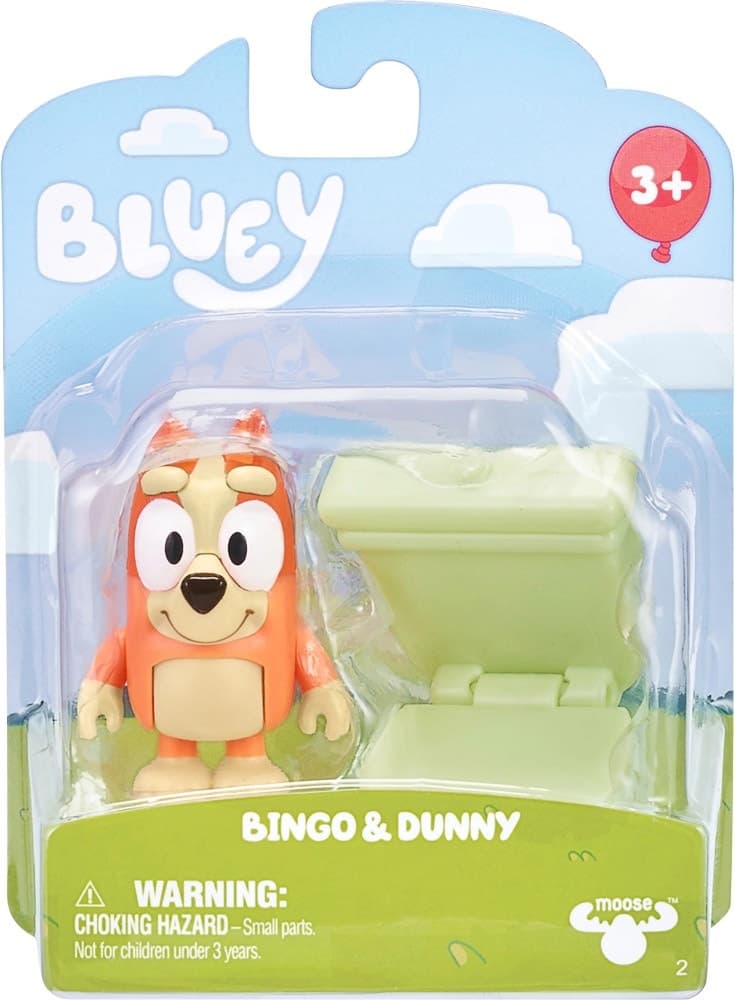 Boneco Bingo & Dunny Bluey Moose