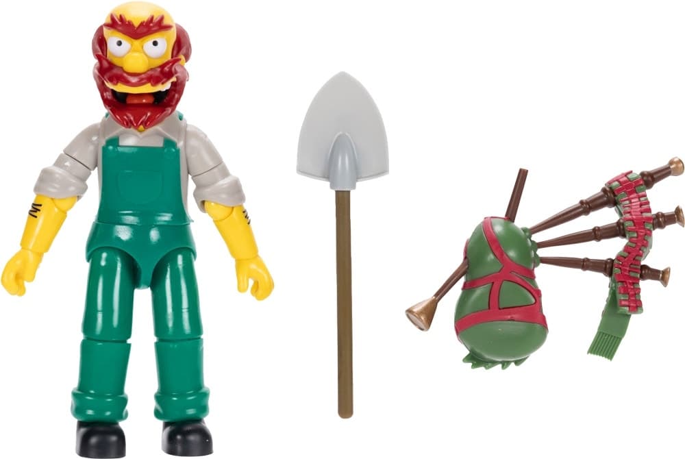 Boneco Groundskeeper Willie The Simpsons Jakks Pacific - 175404
