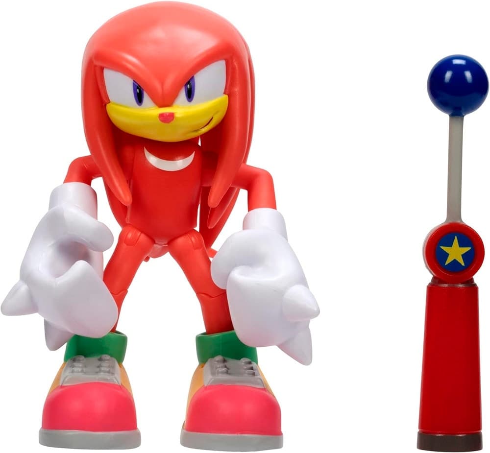 Boneco Knuckles Sonic The Hedgehog 30 Aniversário Jakks Pacific