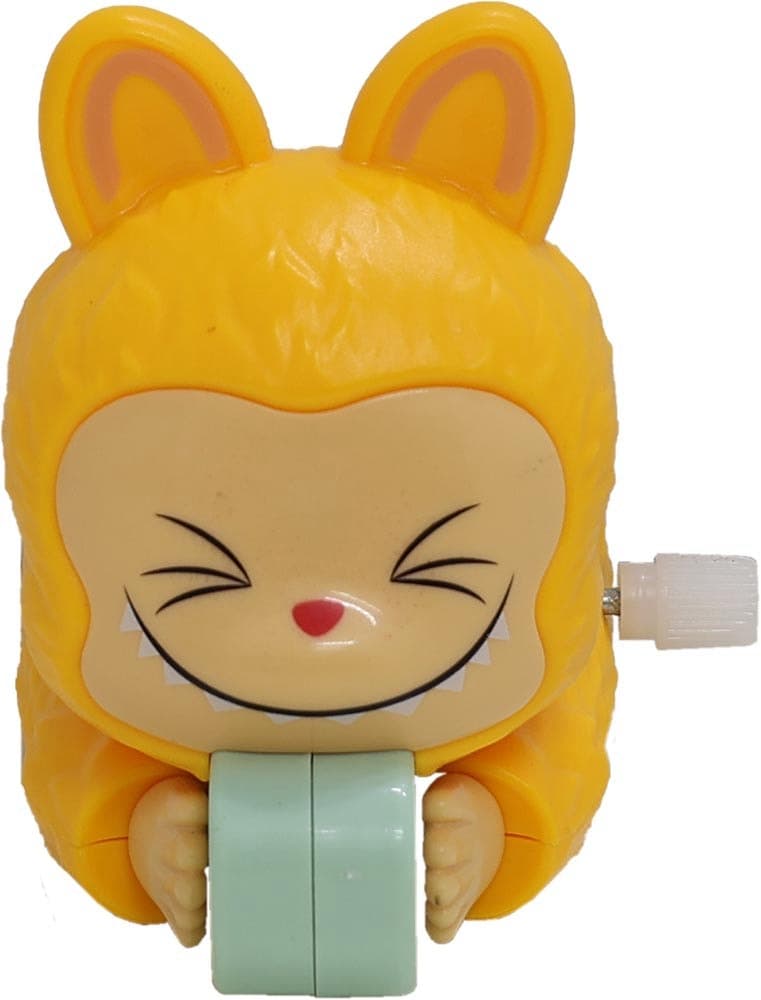 Boneco Labubu de Corda Amarelo