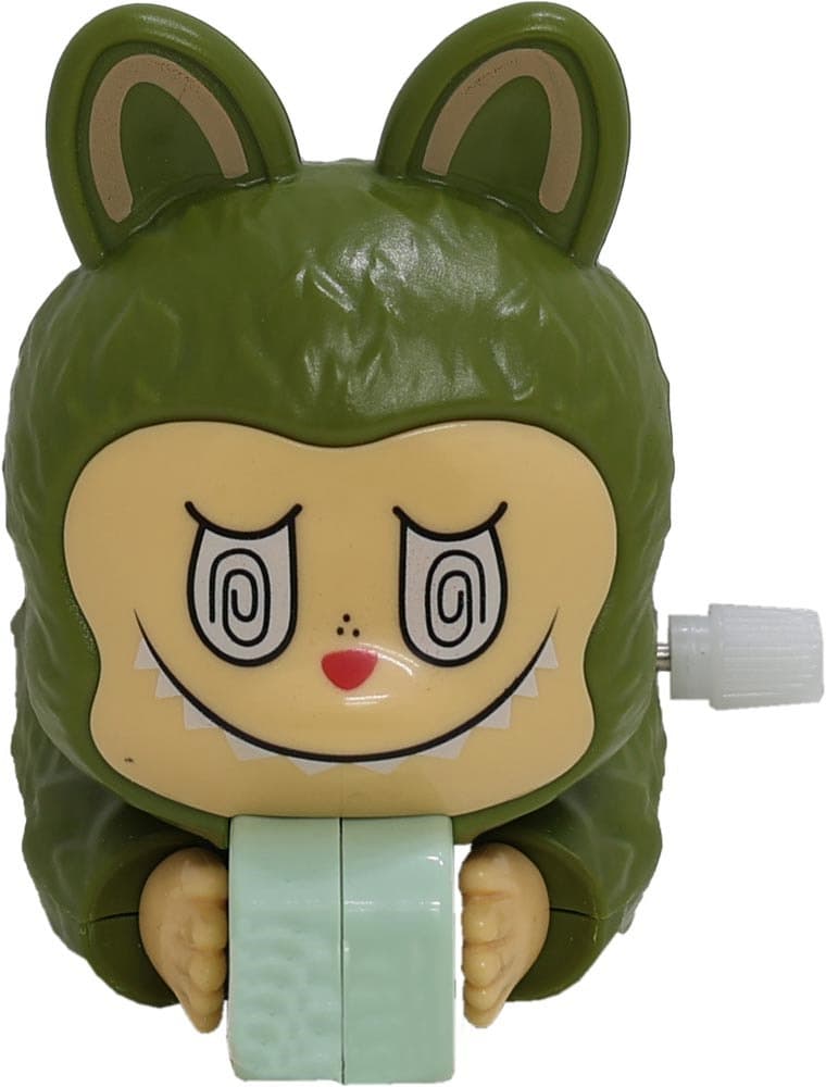 Boneco Labubu de Corda Verde