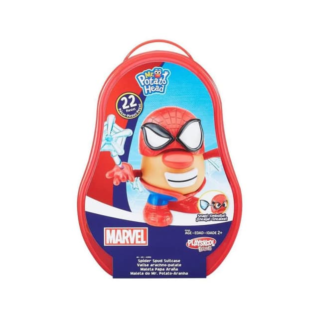 Boneco Mr Potato Head Spiderman Playskool Hasbro Maleta B9368