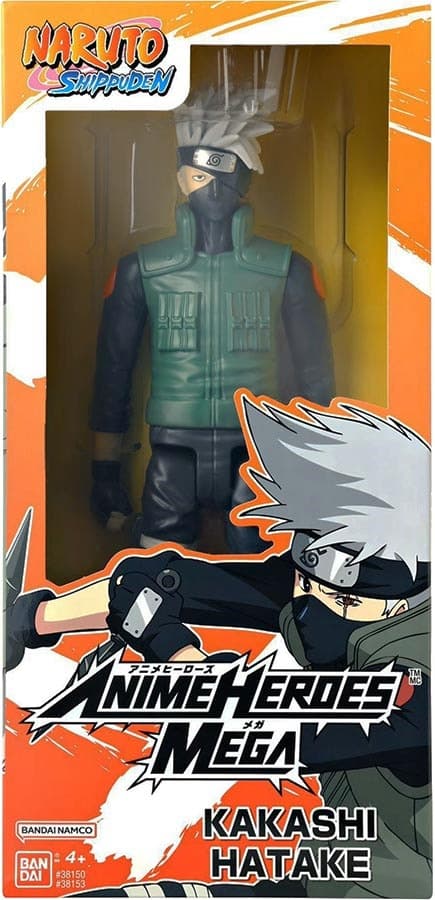 Boneco Bandai Naruto Kakashi Hatake Anime Heroes