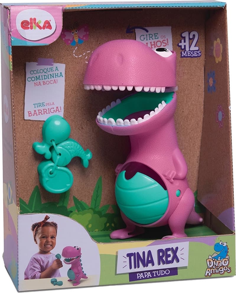 Boneco Tina Rex Papa Tudo Elka