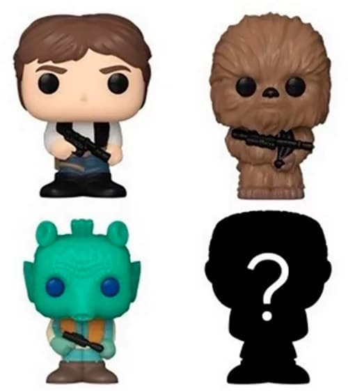 Bonecos Star Wars Funko Bitty Pop! Misterio Pop Adentro 4 Pack