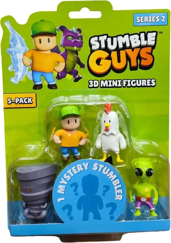 Bonecos Stumble Guys 3D Mini Figures S2 Diramix Art.2 (5 Unidades)