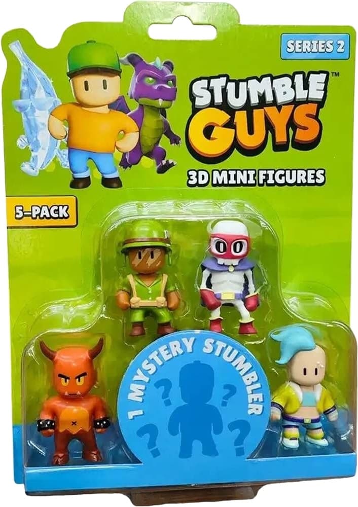 Bonecos Stumble Guys 3D Mini Figures S2 Diramix Art.5 (5 Unidades)