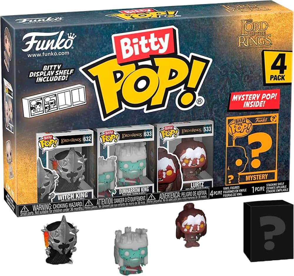 Bonecos Funko The Lord Of The Rings Bitty Pop! 4 Pack