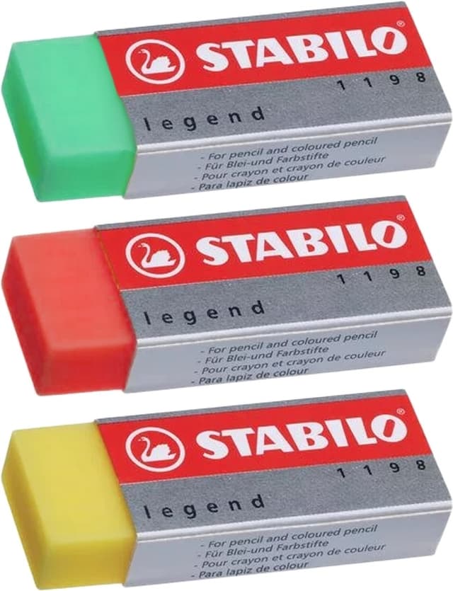 Borracha Stabilo Legacy 1198 - (3 Unidades)