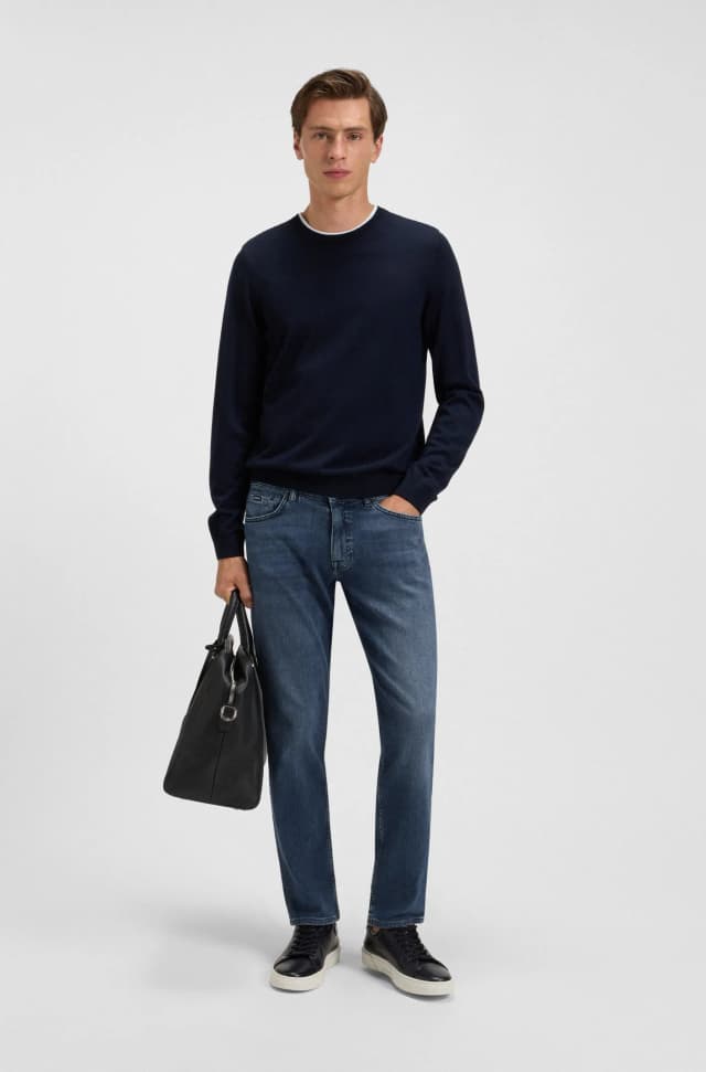 Calça Boss Jeans 50524015 416 H-re.maine Tam. 38