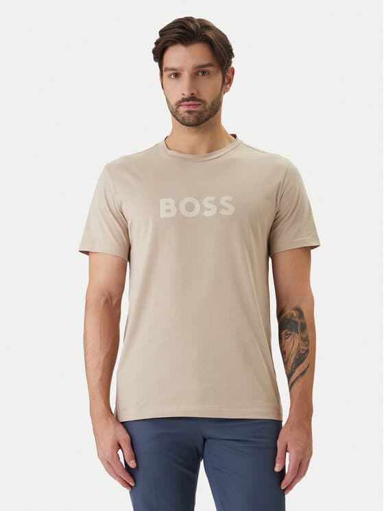 Boss Remera Masc 50491706 274 (xxl) Beige
