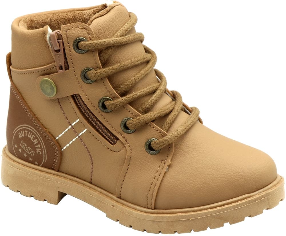 Bota Infantil Klin Rock 175 Taupe/Whisky