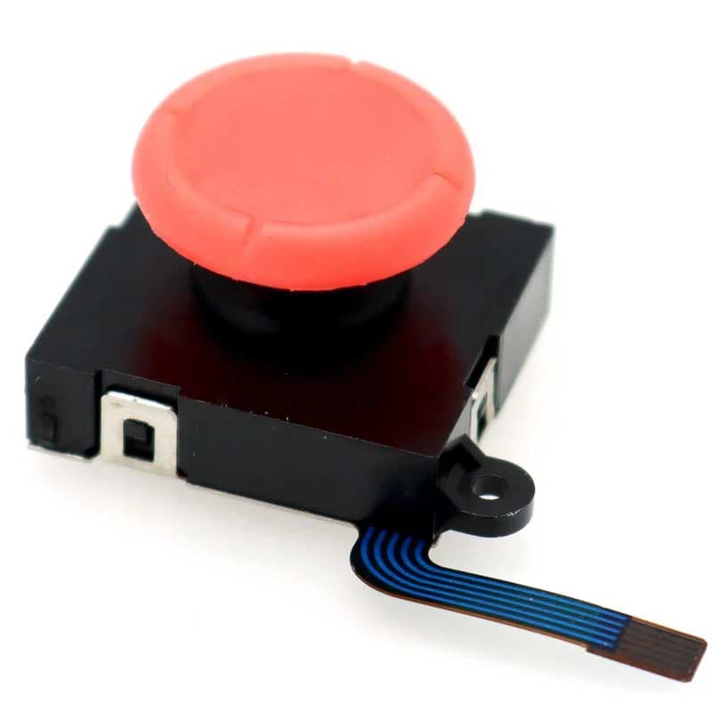 Botão Analógico 3D para Controle Nintendo Switch Vermelho