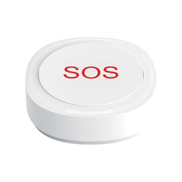 Botão de Pânico Sos Eb15 Zigbee 2.4Ghz A Pilha App Tuya Branco