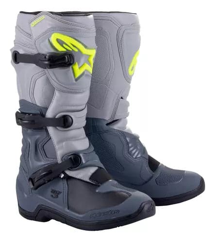 Botas Alpinestars Tech 3 Todas As Cores - B.Red/D.Blue/Yellow F - 9