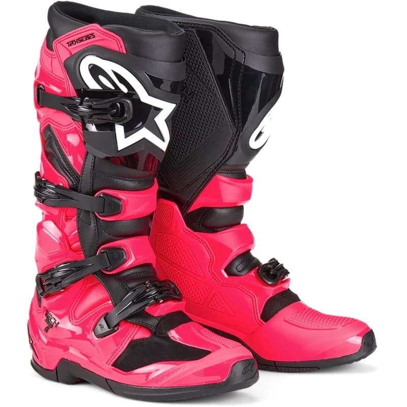 Botas Alpinestars Tech 7 Diva Pink/Black Tamanho 8