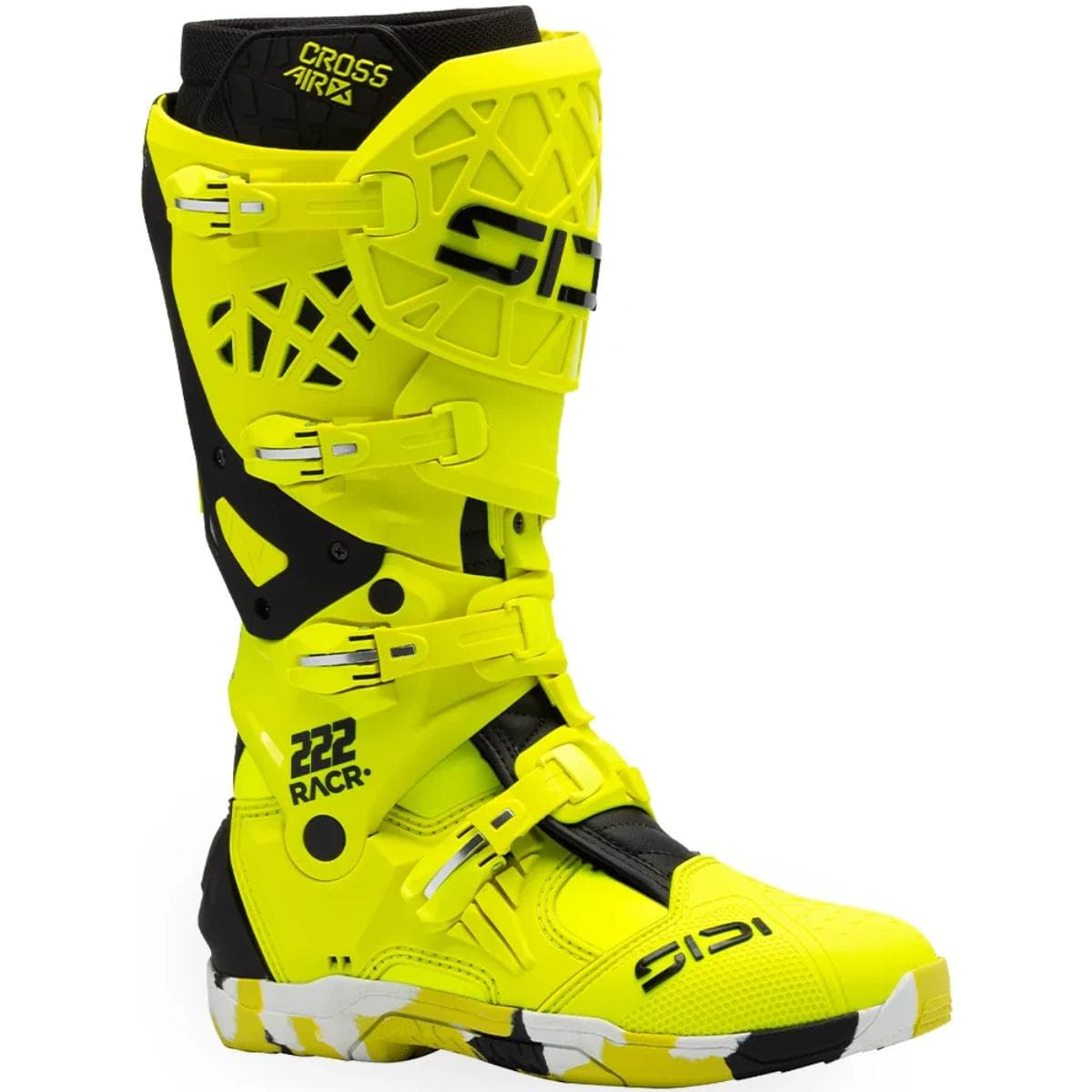 Botas Sidi Crossair C-X 222 Amarelo Tamanho 44