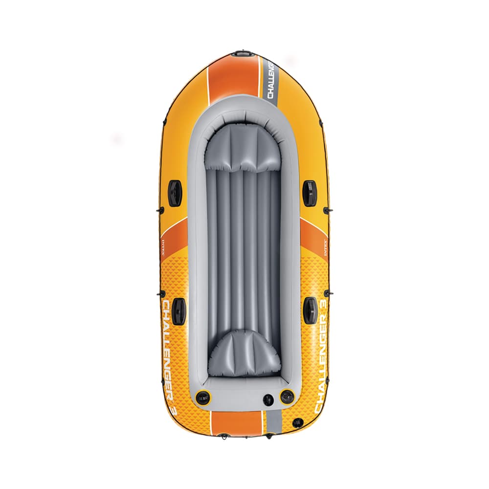 Barco Inflável Intex Challenger 3P Laranja