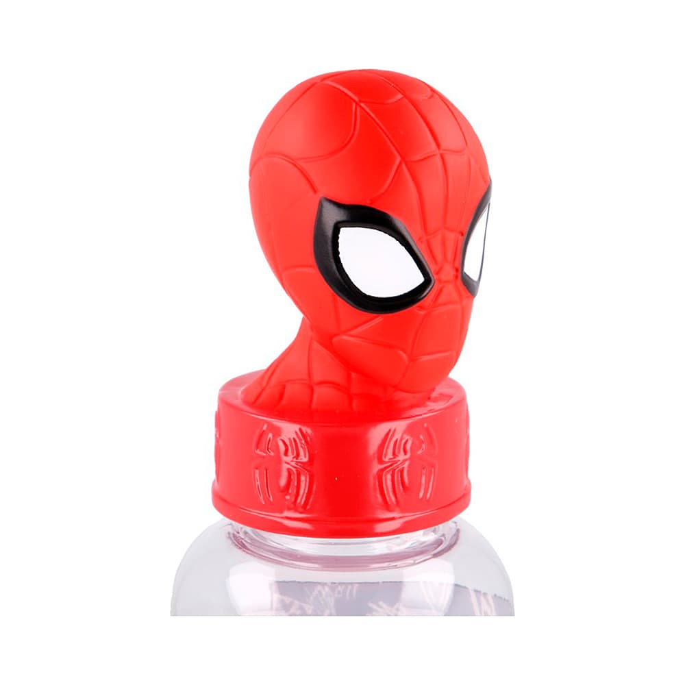 Garrafa Marvel Homem-Aranha Transparente 560ml