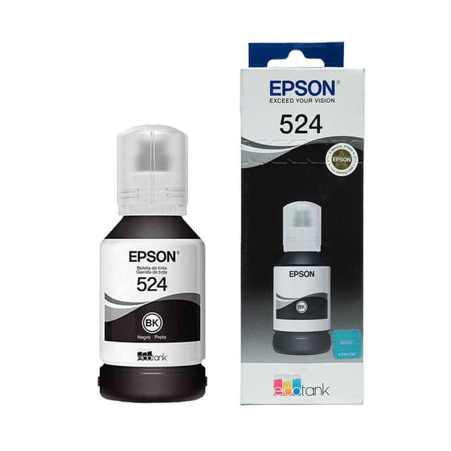 Garrafa de Tinta Epson T524120 Black