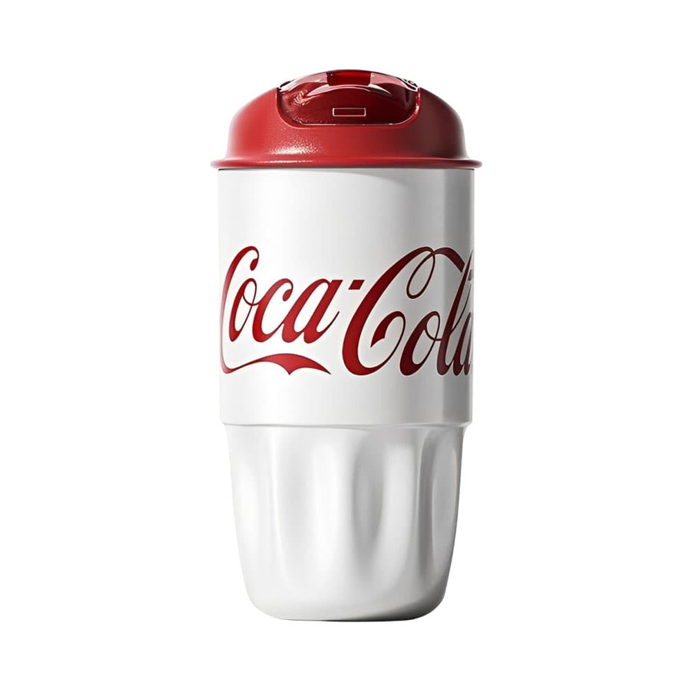 Garrafa Térmica Coca Cola NS450C3 450ml Branco - Vermelho