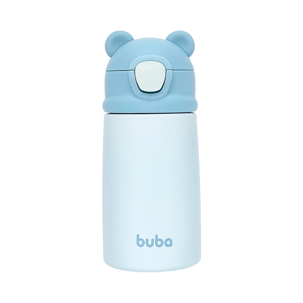 Garrafa Térmica Buba Ursinho de Pelúcia 18076 Azul 320ml