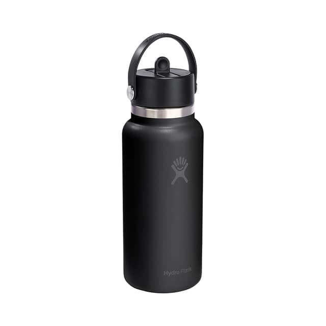 Garrafa Térmica Hydro Flask Flex Straw Cap 946ml Preta