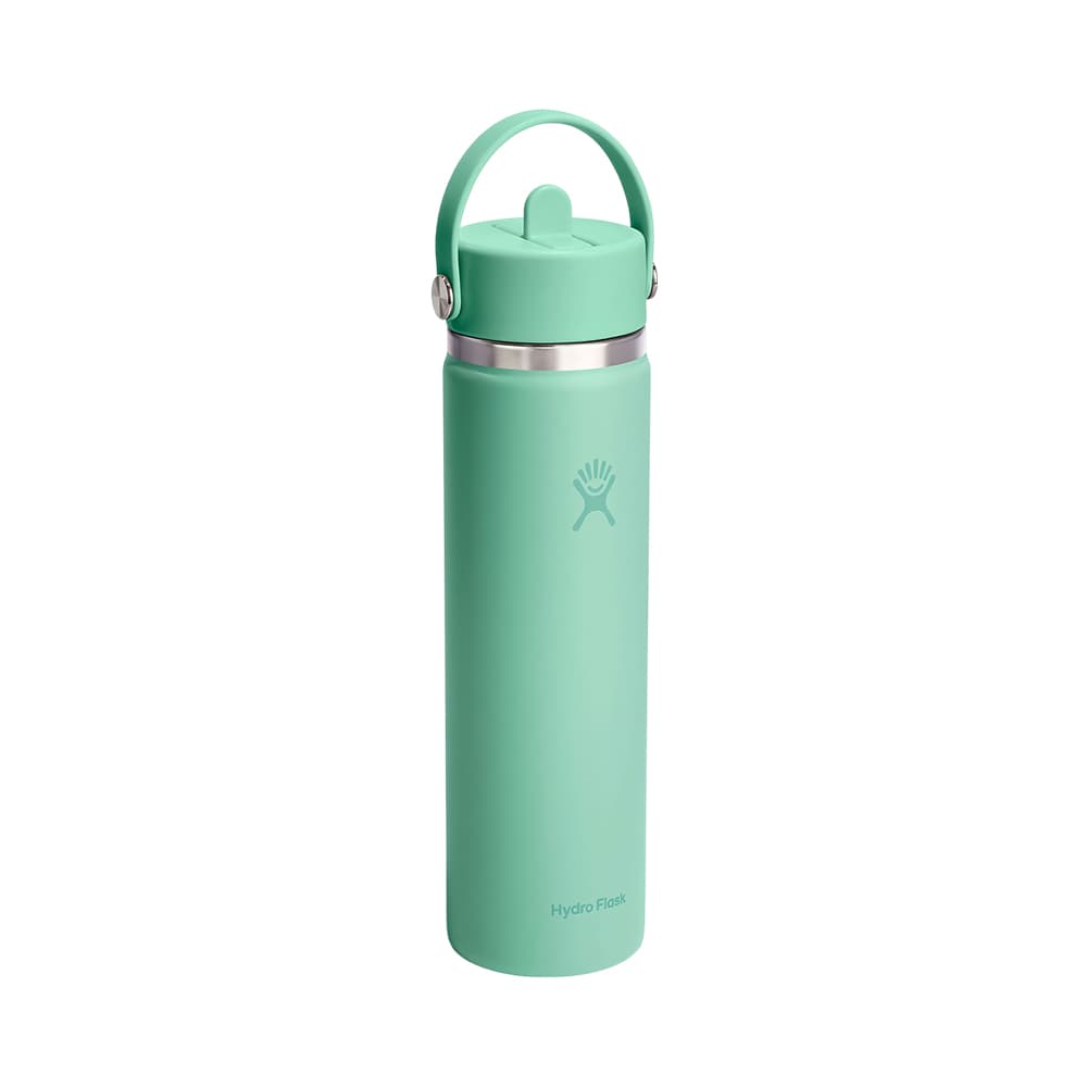 Garrafa Térmica Hydro Flask Wide Flex Straw Cap 709ml Mermaid Green