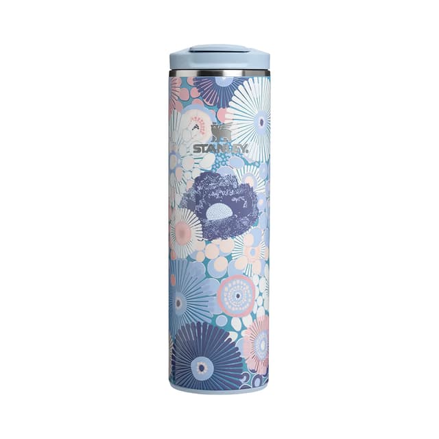 Garrafa Térmica Stanley Transit Fliptop 350ml Blue Dream Wildflower