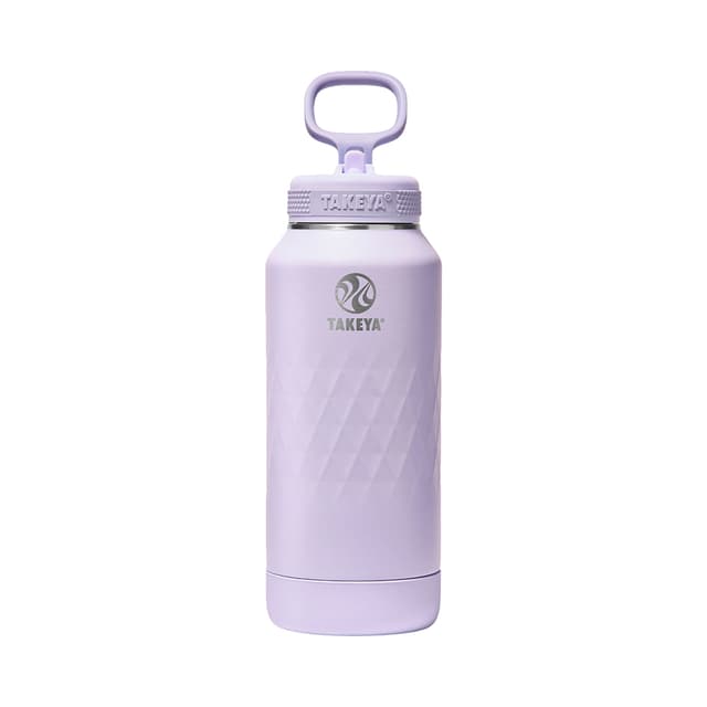 Garrafa Térmica Takeya Core Sport Leakproof Straw 950ml Lilás Frio