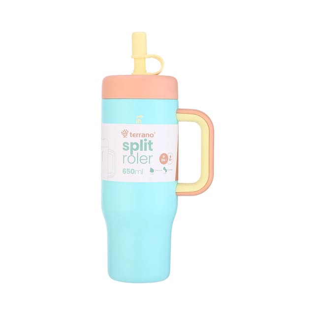 Garrafa Térmica Terrano Split Roler 650ml Celeste