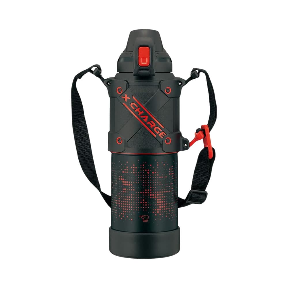 Garrafa Térmica Zojirushi Sd-Ha10-Br 1L Preta - Vermelha