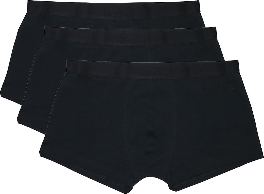 Boxer Curto Hydrant Bh00001 (3 Unidades) Preto Masculino