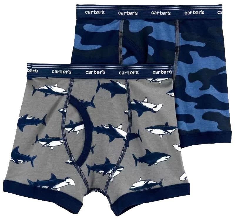 Cueca Boxer Infantil Carter's Masculino (2 Unidades)