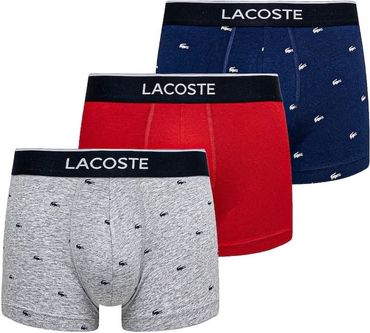 Boxer Masculino Lacoste 5H1299-23 (3 Unidades)